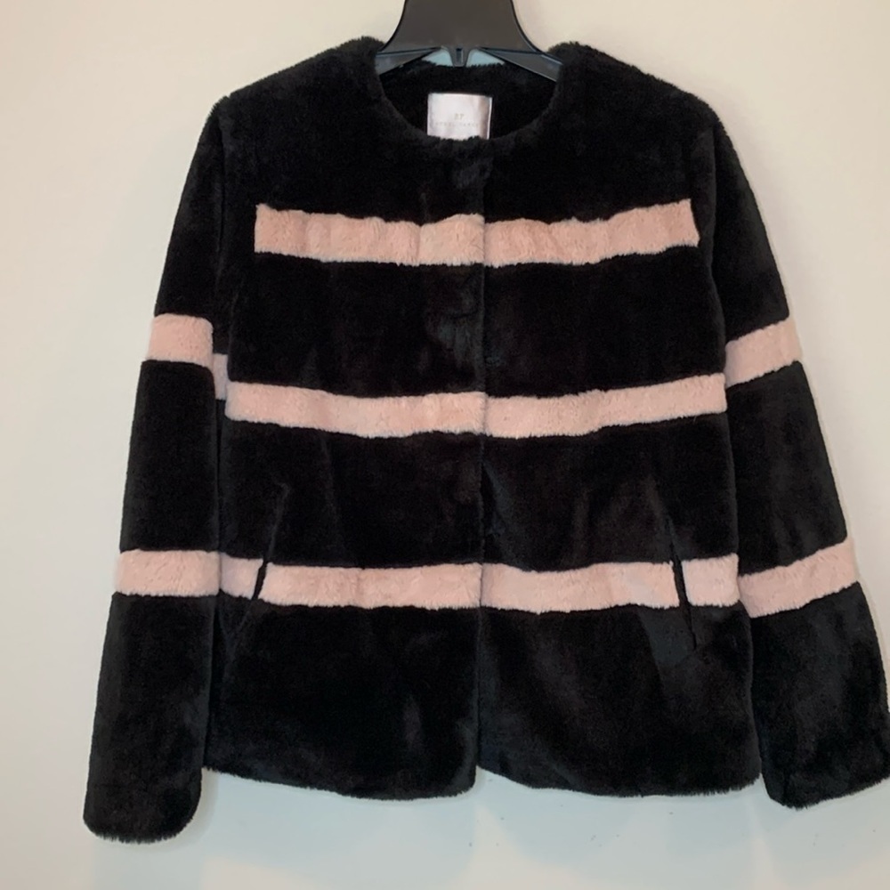 Rachel Parcell Faux Fur Jacket